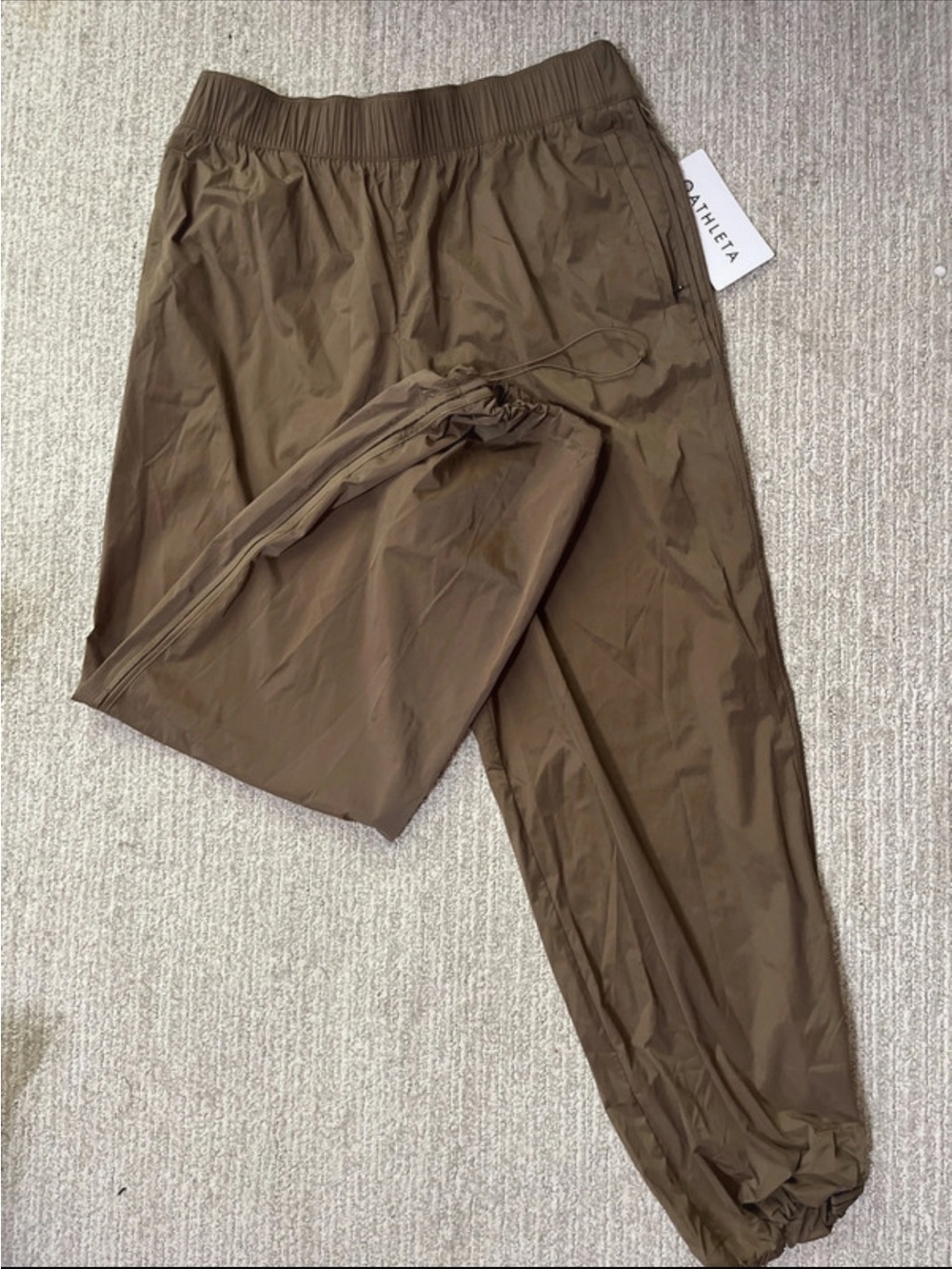 Athleta Lightweight Brown Track Pants